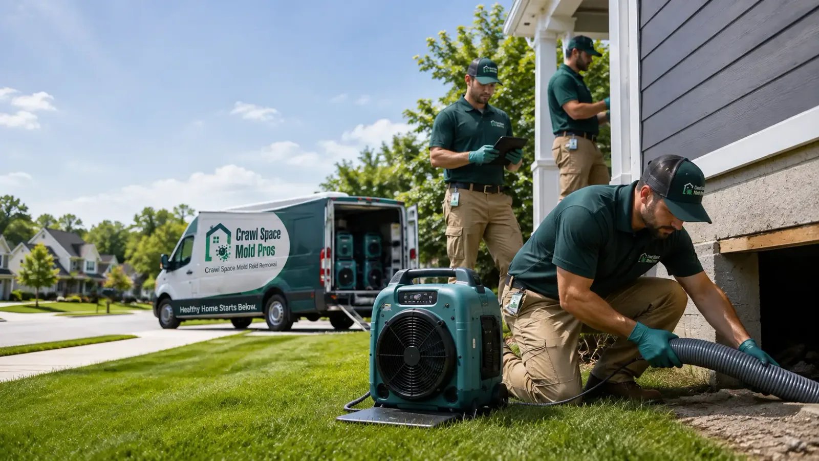 Crawl Space Mold Removal in Morton, MN